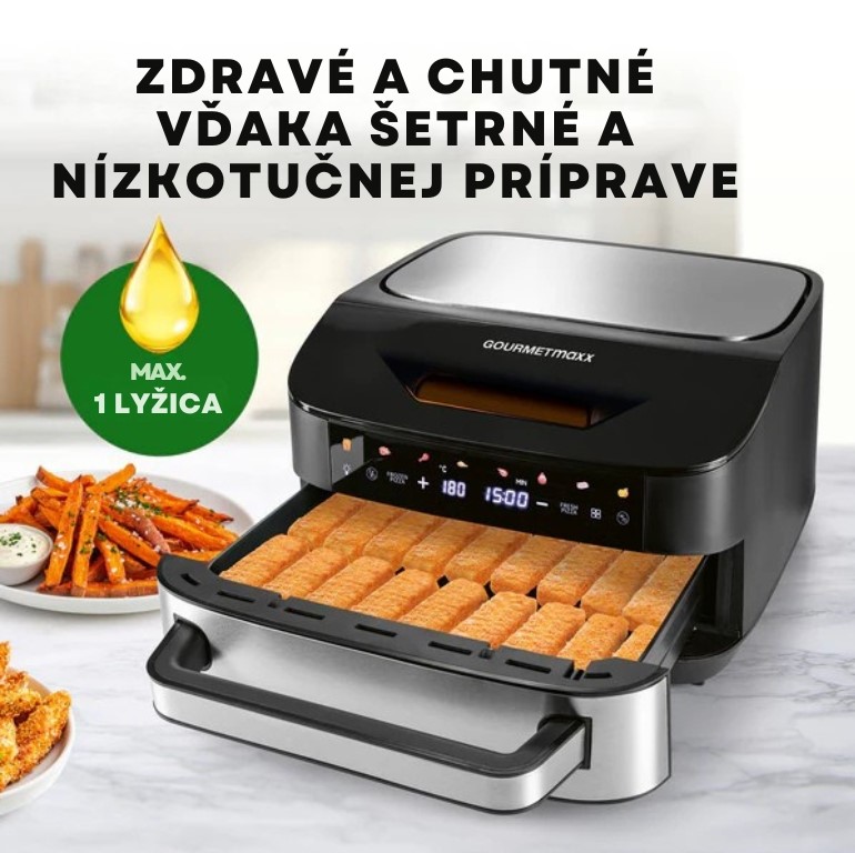 GourmetMaxx Teplovzdušná fritéza XXL 16428 (6)